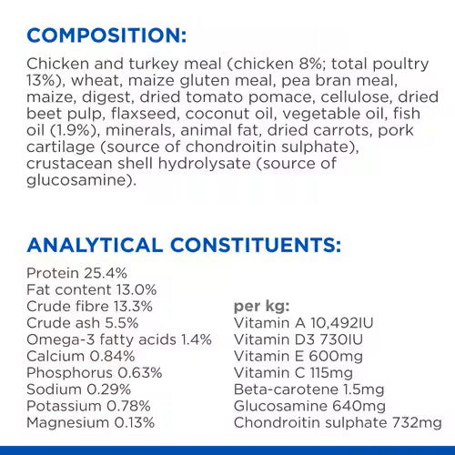 Hill's Perfect Weight and Active Mobility Medium Chicken 12Kg