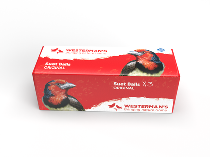 3 x Suet Balls Original - Single Pack
