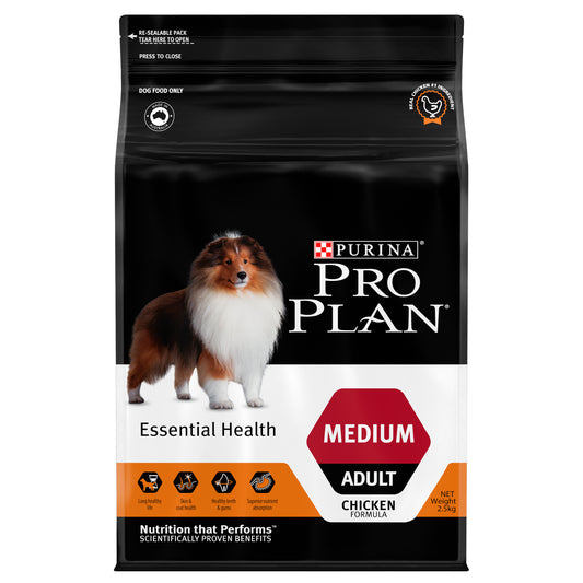 Purina Pro Plan Adult Dry Dog Food - Essential Health Medium Chicken