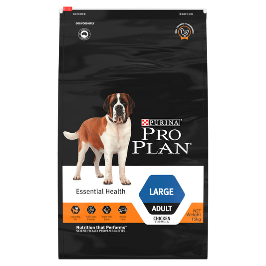 Purina Pro Plan Adult Dry Dog Food - Essential Health Large Chicken 15kg