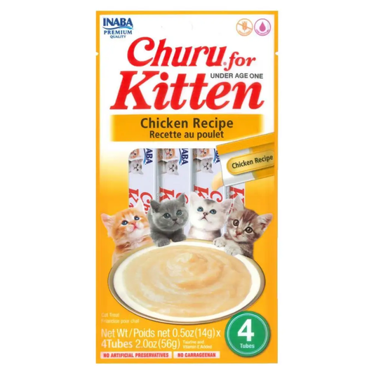 Churu Creamy Kitten Treats 4x14g