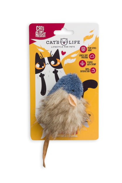 Cat Toy Squeaky Mouse (Grey11)