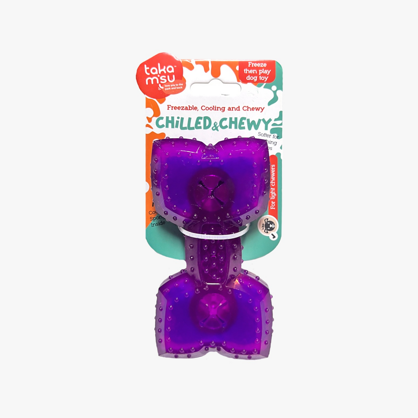 TKM Chilled & Chewy Freezable Toy Bone (Plum07)