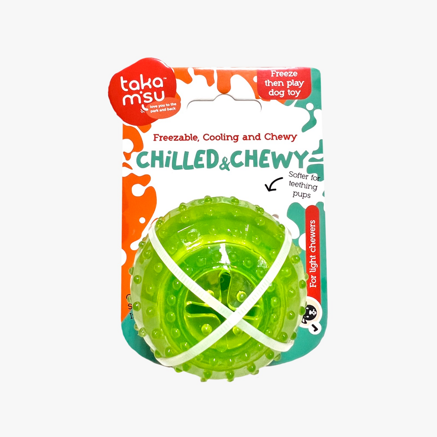 TKM Chilled & Chewy Freezable Toy Ball (Lime04)