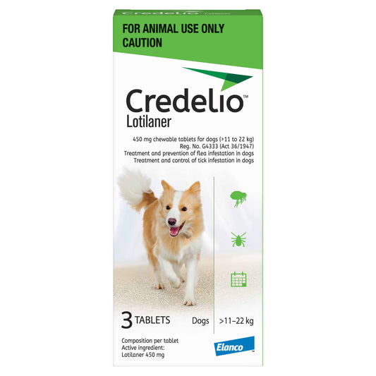 Credelio - 450mg (11.0Kg-22.0Kg) 3's