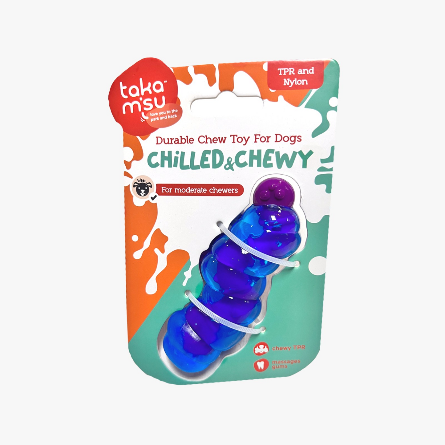 TKM Chilled & Chewy Nylon Worm (Blue03)