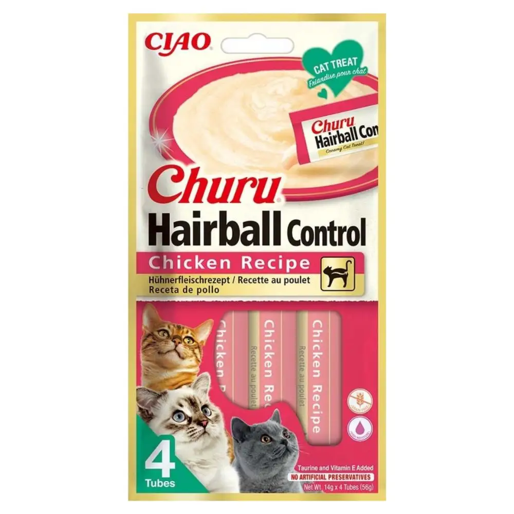 Chruru Churu Functional Creamy Cat Treats 4x14g – The Queen Pet Shop