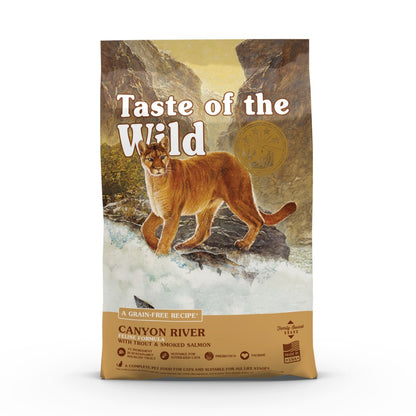Taste of the Wild Feline Canyon River All Life Stages Formula with Trout and Smoked Salmon