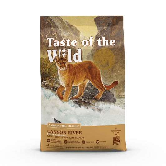 Taste of the Wild Feline Canyon River All Life Stages Formula with Trout and Smoked Salmon