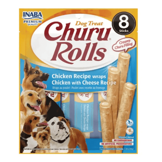 Churu Rolls Treats for Dogs 8x12g