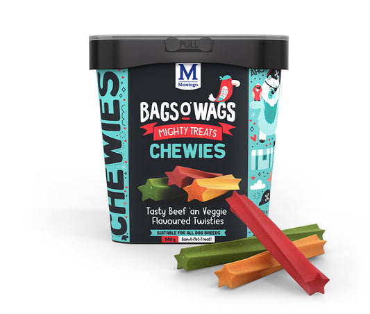 Montego Bags O' Wags Chewies Beef & Veggie Sticks