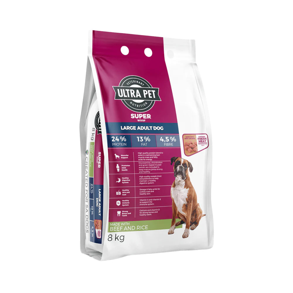 Ultra Dog Superwoof Large Adult Beef and Rice Dog Food