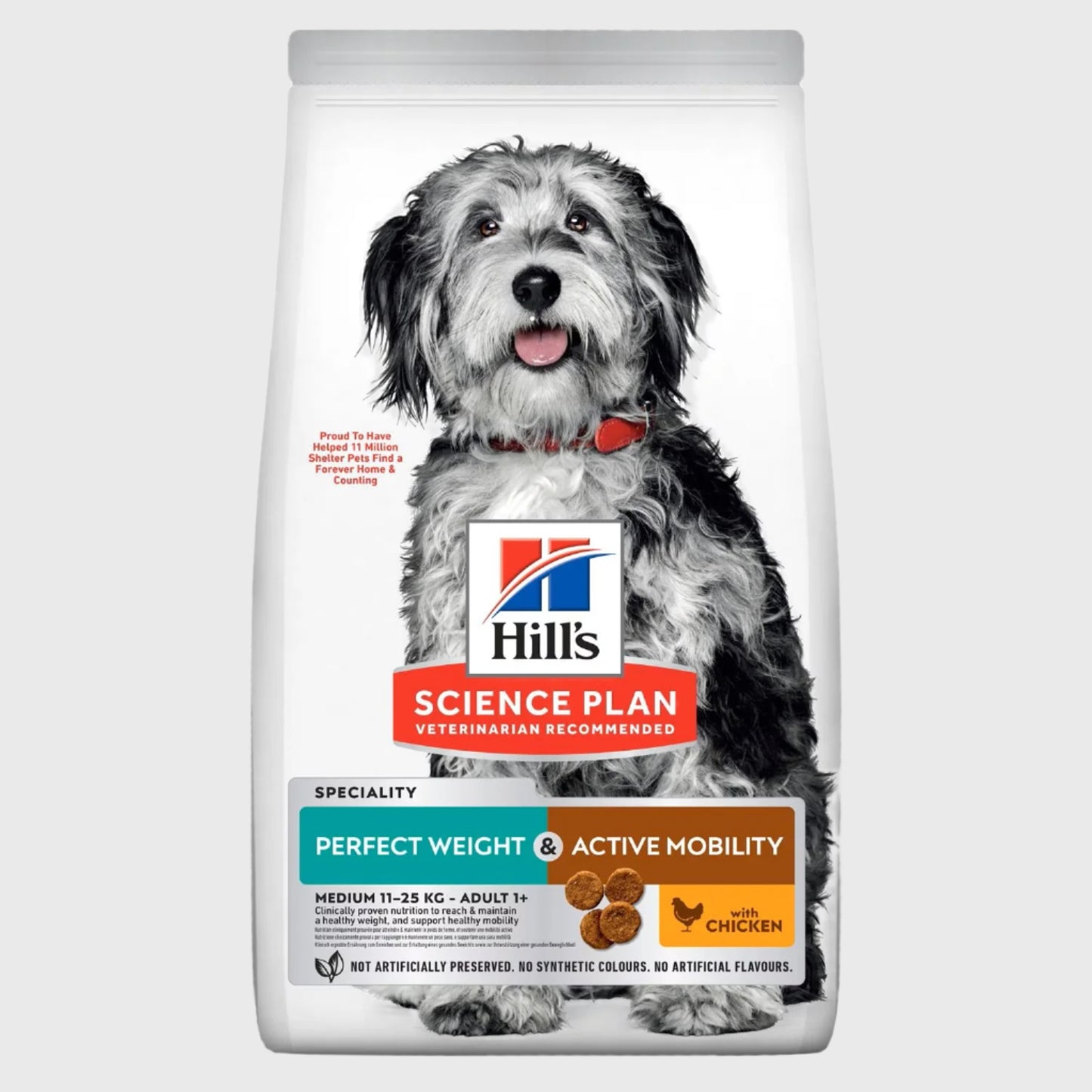 Hill's Perfect Weight and Active Mobility Medium Chicken 12Kg