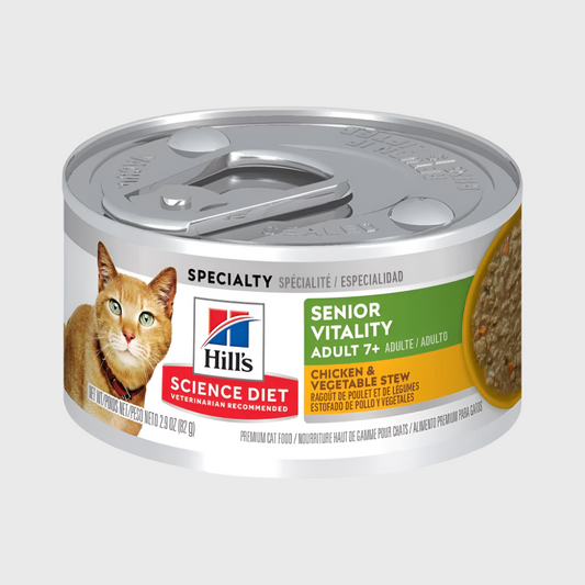 Hill's Science Plan Senior Vitality Wet Chicken and Vegetable Stew 82g