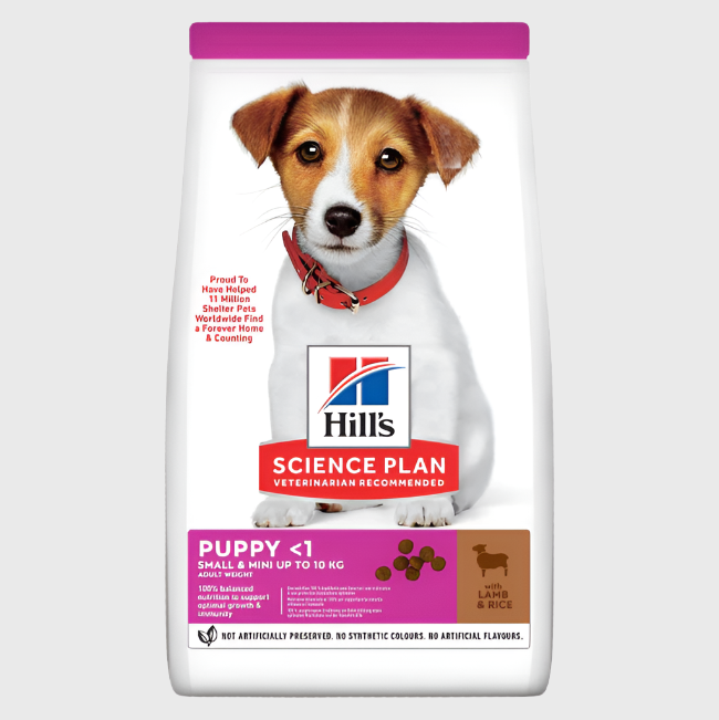 Hill's Science Plan Puppy Small and Mini Lamb and Rice