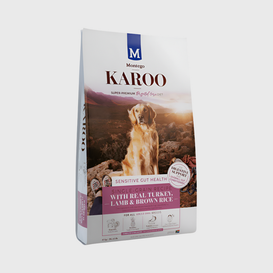 Montego Karoo Adult Dog - Targeted Care - Turkey and Lamb - Sensitive Gut Health