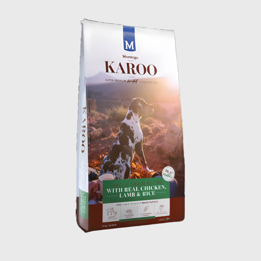 Montego Karoo Dry Food Large Breed Puppy Chicken and Lamb