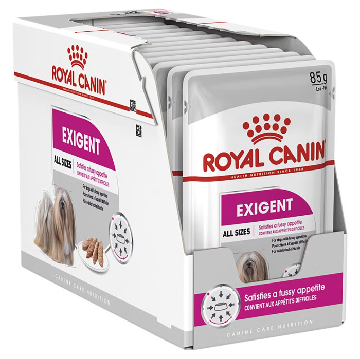 Royal Canin Exigent Loaf All Small dogs with fussy appetites 12 x 85g