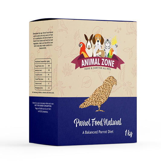 Animal Zone Parrot Food Natural 1Kg