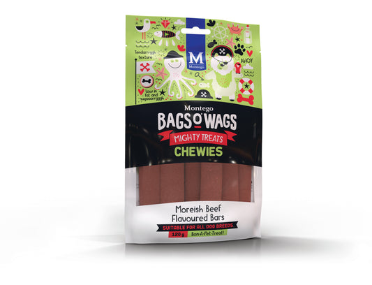 Montego Bags O' Wags Chewies Beef Bars