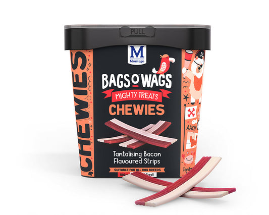 Montego Bags O' Wags Chewies Bacon Strips