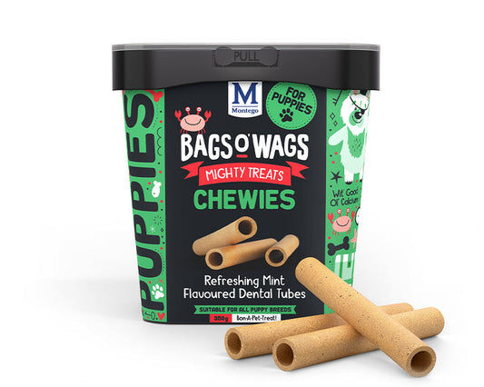 Montego Bags O' Wags Chewies Puppy Dental Tubes