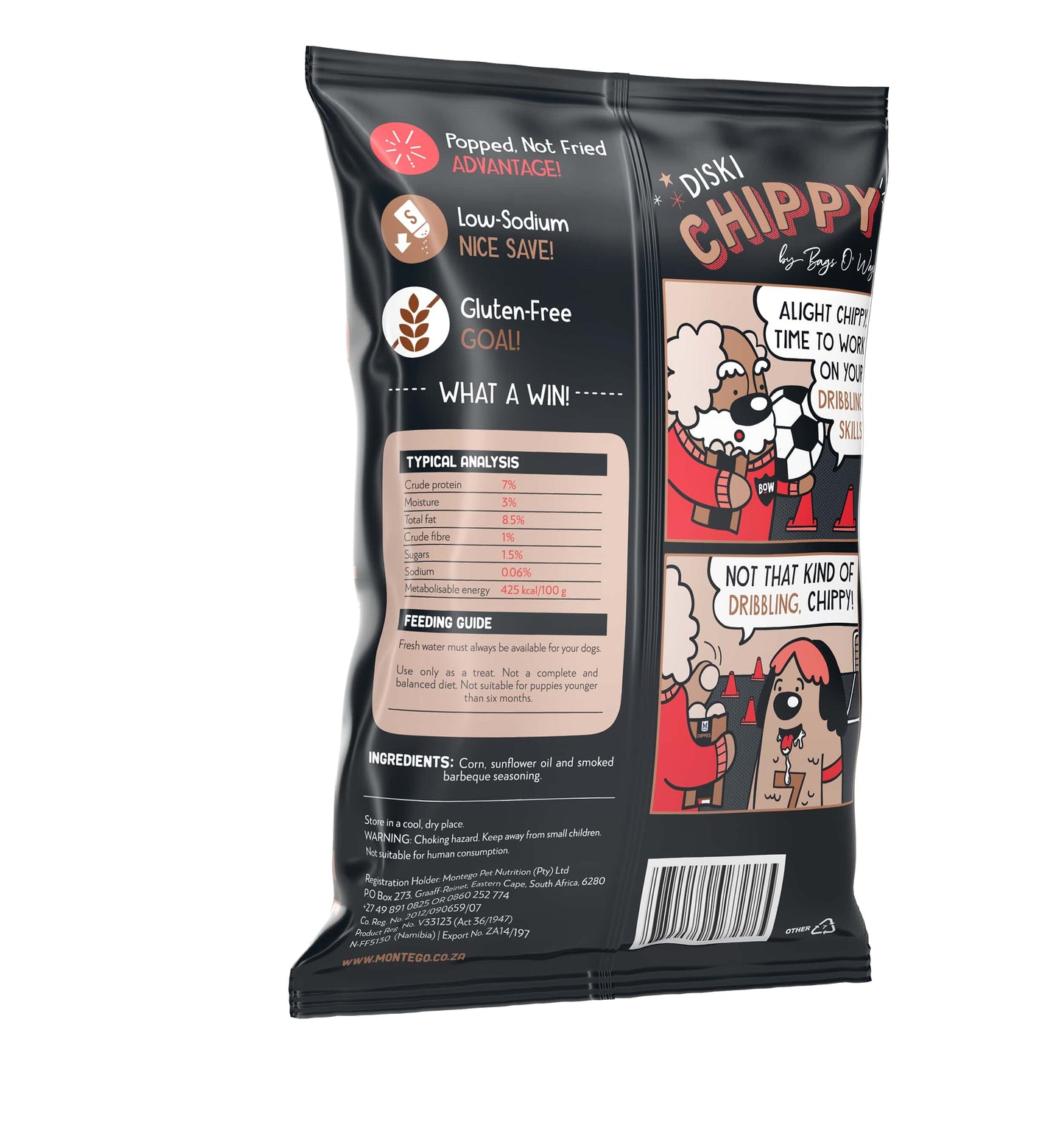 Montego Bags O'Wags Chippies 28g