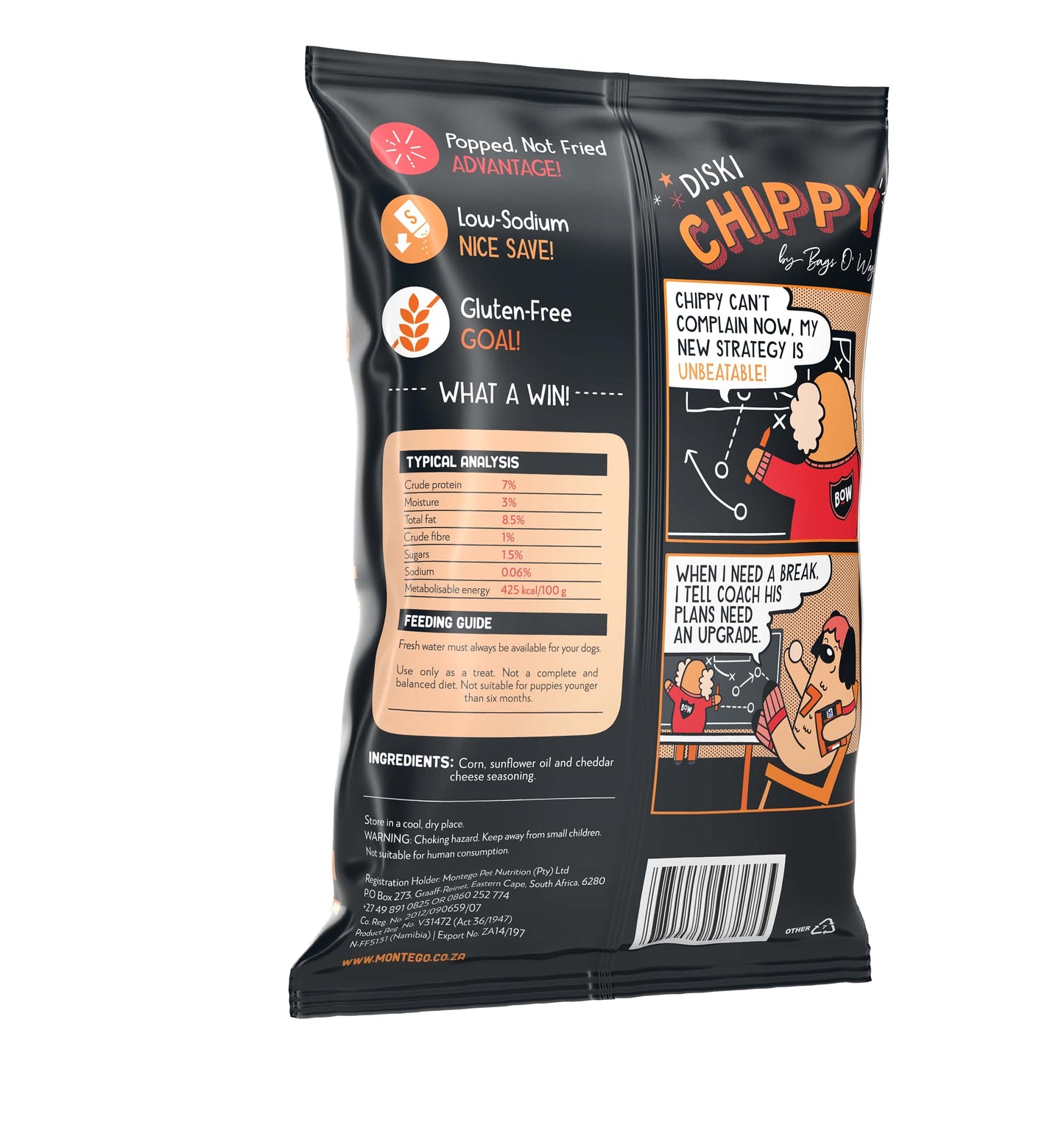 Montego Bags O'Wags Chippies 28g