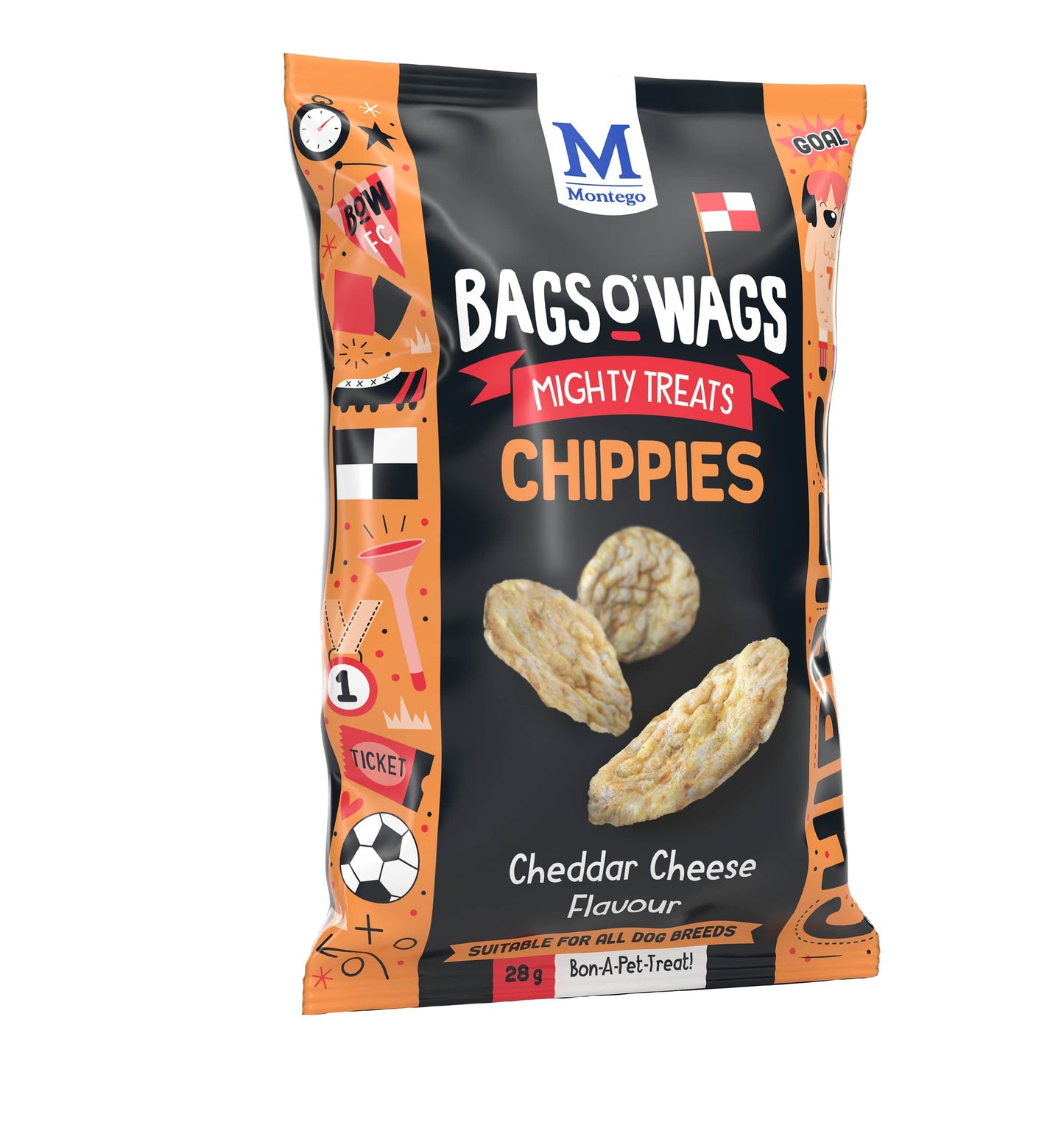 Montego Bags O'Wags Chippies 28g