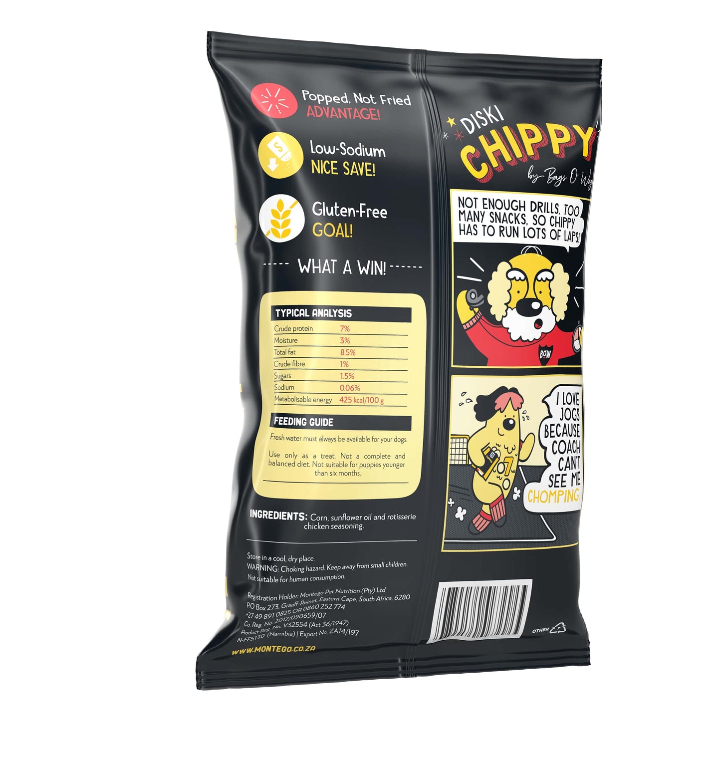 Montego Bags O'Wags Chippies 28g