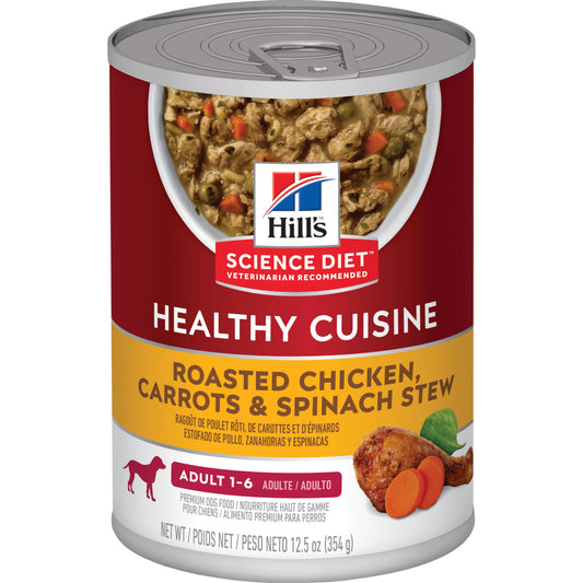 Hill's Science Plan Adult Wet Chicken & Carrot Stew 354g