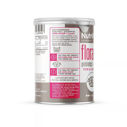 NutriFlex FloraMax Natural Prebiotic and Probiotic for Dogs and Cats