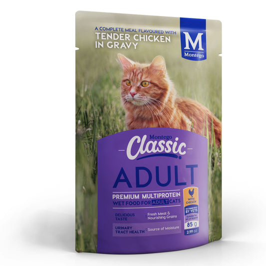 Montego Classic Adult Cat Wet Food - Chicken Pouch 85g