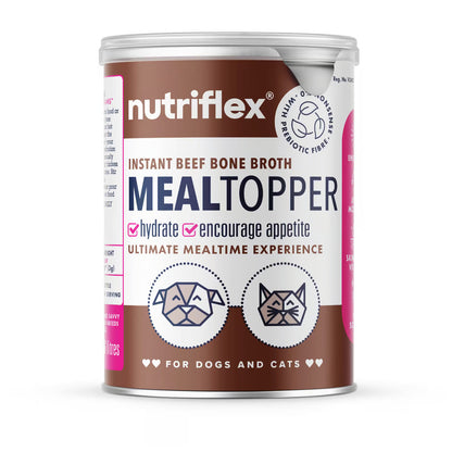 NutriFlex Gravy Meal Topper 180g TUB - Bone Broth for Dogs