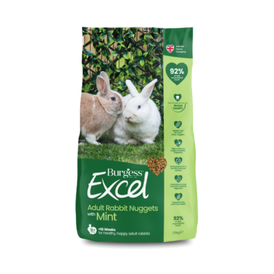 Burgess Excel Adult Rabbit Nuggets with Mint