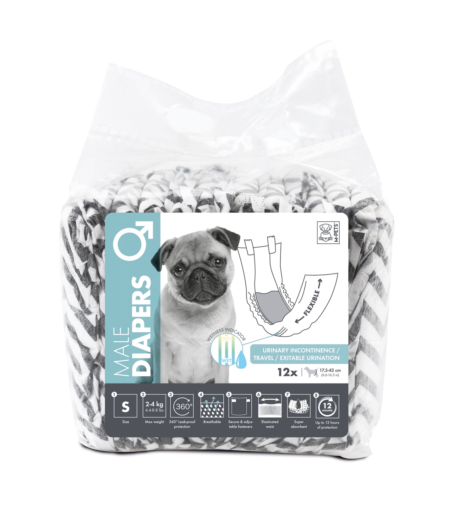 M-Pet Male Dog Diapers