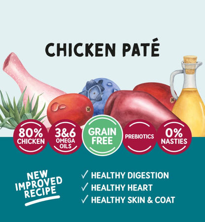 Naturo Adult Cat Chicken Paté Pouch 85g
