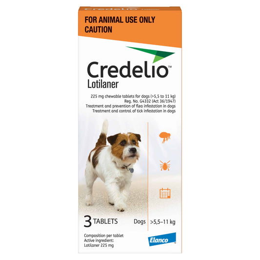Credelio - 225mg (5.5Kg-11.0Kg) 3's