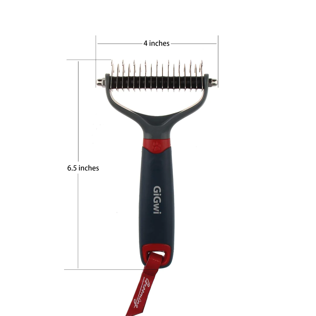 Duall Head Dematting Comb 17 Teeth For Dogs And Cats – The Queen Pet Shop