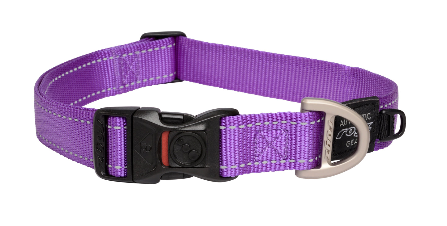 Rogz Utility Side Release Collar Reflective