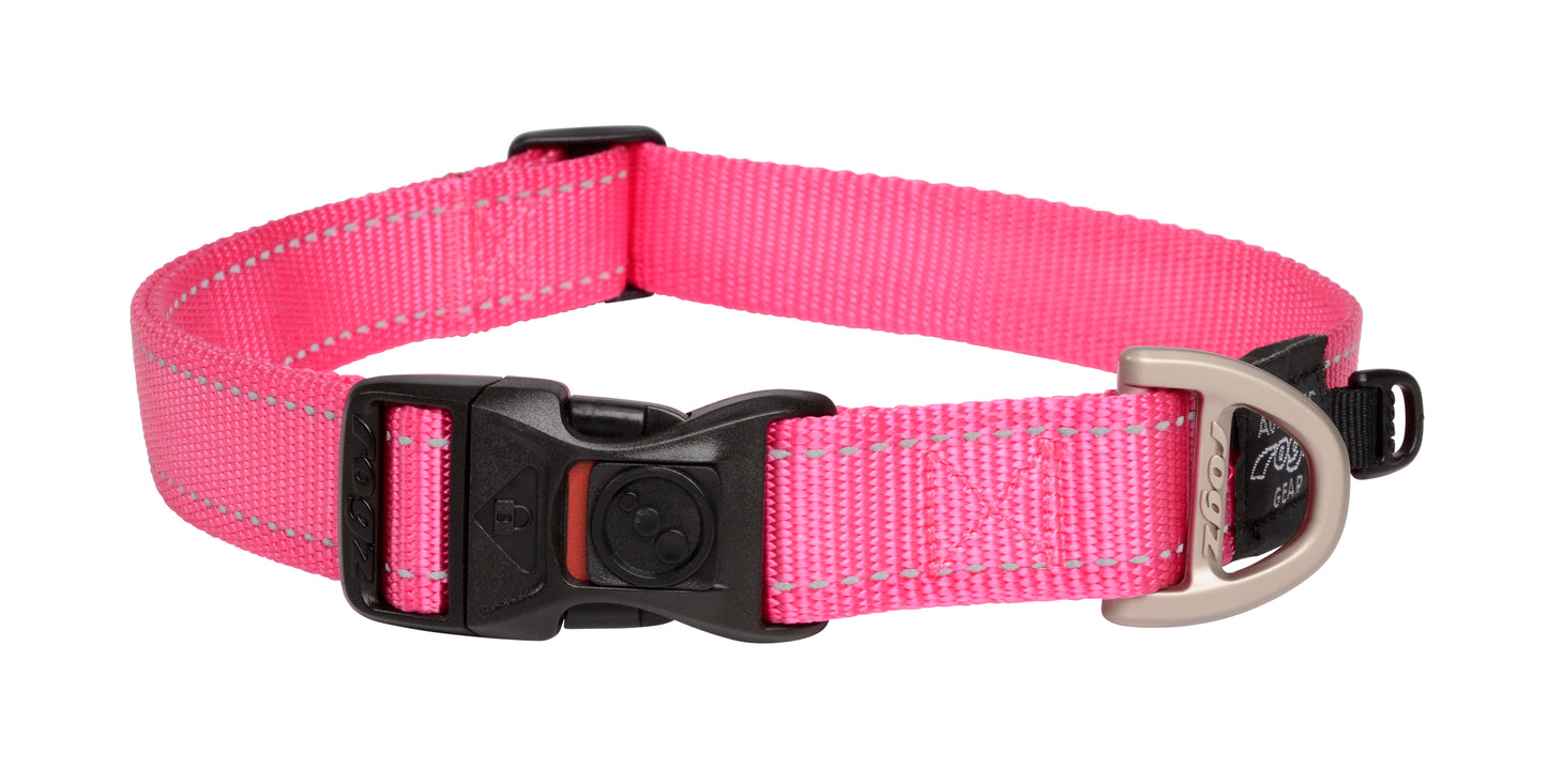 Rogz Utility Side Release Collar Reflective