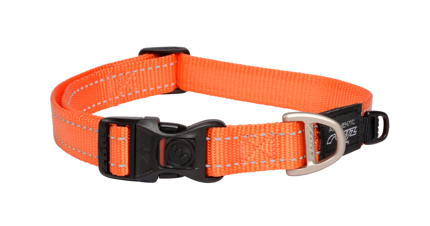 Rogz Utility Side Release Collar Reflective