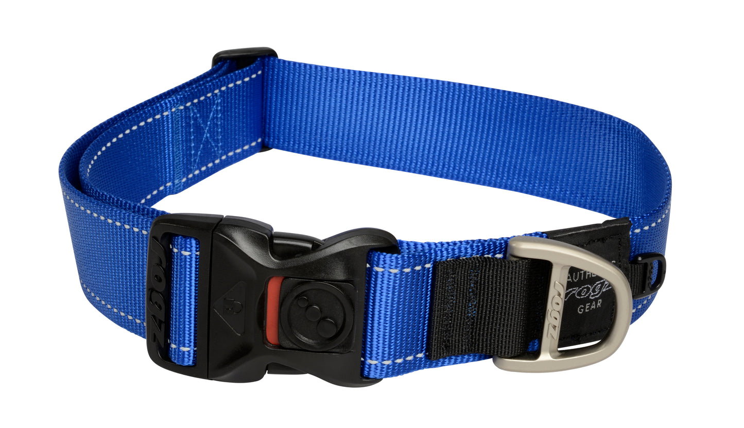 Rogz Utility Side Release Collar Reflective