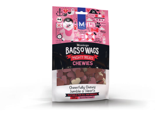 Montego Bags O' Wags Chewies Hearts Mix