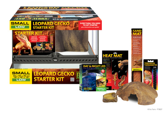 Exo Terra-Leopard Gecko Starter Kit - 45 X 45 X 30cm