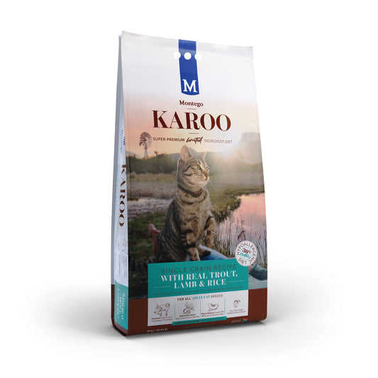 Montego Karoo Dry Cat Food Adult Cat Trout and Lamb