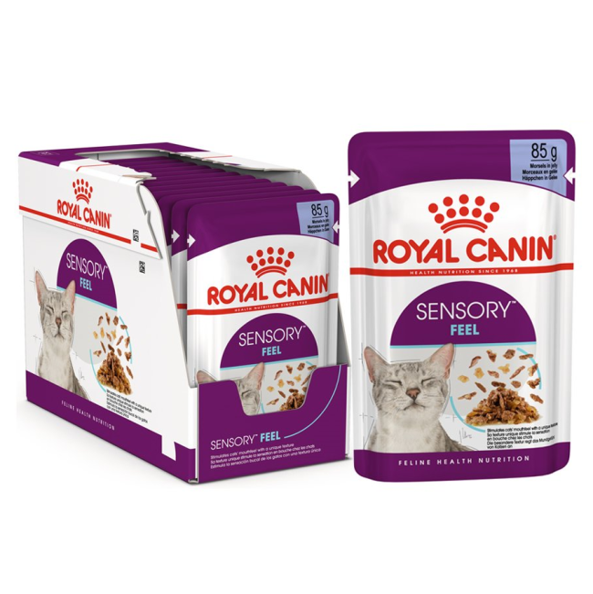 Royal Canin Sensory Feel in Gravy Over 12 Months 85g-Pack of 12
