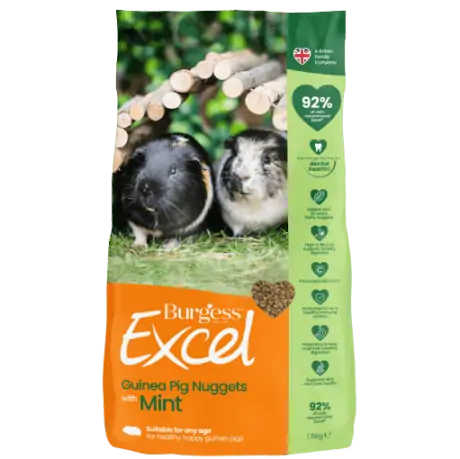 Excel Guinea Pig Nuggets with Mint 1.5kg