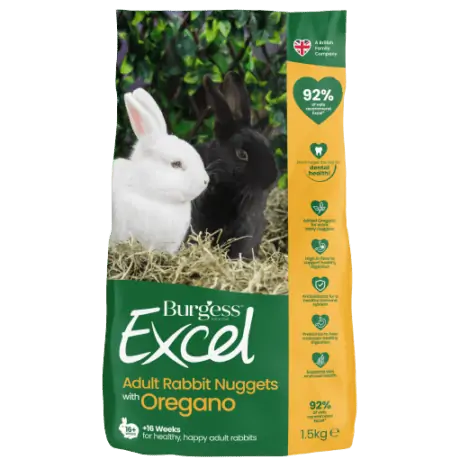 Excel Adult Rabbit Nuggets with Oregano 1.5Kg