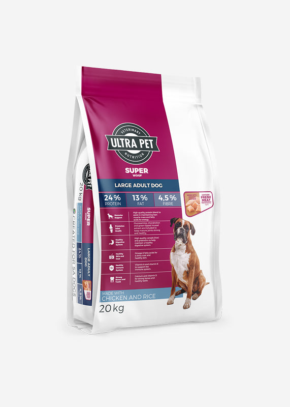 Ultra Dog Superwoof Large Adult Beef and Rice Dog Food